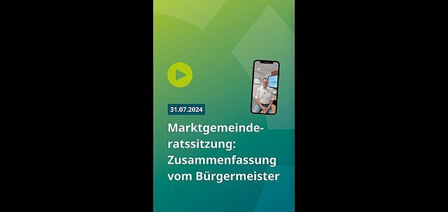 Marktgemeinderatssitzung 30.07.2024