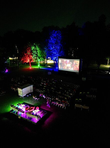 Open Air Kino im Kurpark