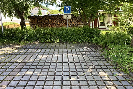 Parkplatz Kirche Oberndorf