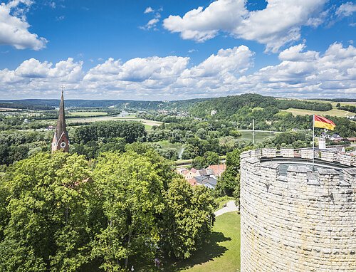 Blick vom Burgberg