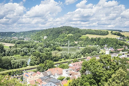 Blick vom Burgberg