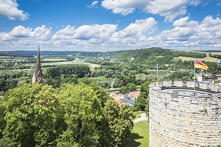 Blick vom Burgberg