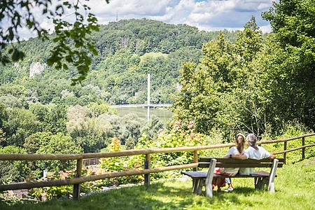 Blick vom Burgberg