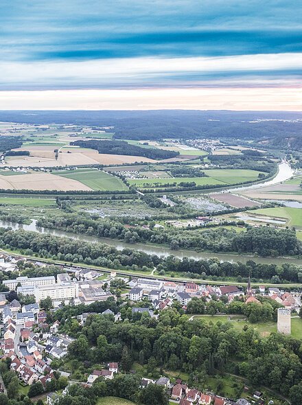 Donauschleife Bad Abbach Vogelperspektive